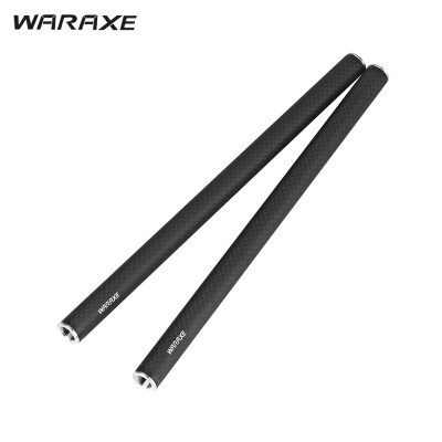 

WARAXE 1636-A2 2pcs 15mm250mm Dia  Carbon Fiber Extendable Photography Rods with Internal Thread for 15mm Rod Rail Support