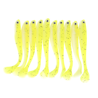 

A FISH LURE Soft Fishing Lures T Tail Simulation Baits 10pcs