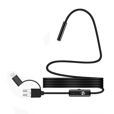

Wireless 3 in 1 Waterproof USB Port 8mm Visual Lens Mini Camera Portable Inspection Cam