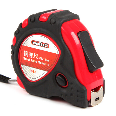 

SANTO Rubber-coated shell self-locking steel tape measure 5M19mm steel tape measure 1682