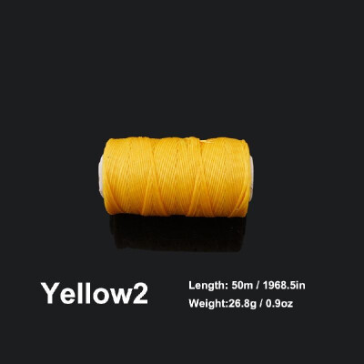 

10mm 50 Meters Long Flat Waxed Thread Waxed String for Leather Sewing