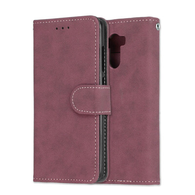 

MOONCASE Millet red rice 4 retro matte 3 card holster - rose red