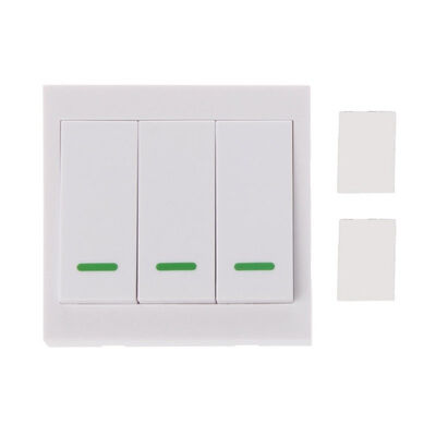 

Wall Panel Wireless Remote Transmitter 433MHz RF 1 2 3 Button Remote Control Switch Sticky Smart Wall Panel Transmitter