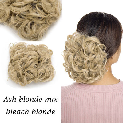 

Women Comb Clip In Curly Hair Piece Chignon Updo Hairpiece Extension Hair Bunignons