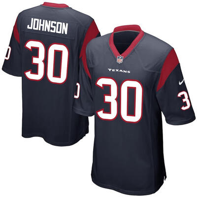 

Mens Football Jersey Houston Texans Kevin Johnson Navy Game Jersey