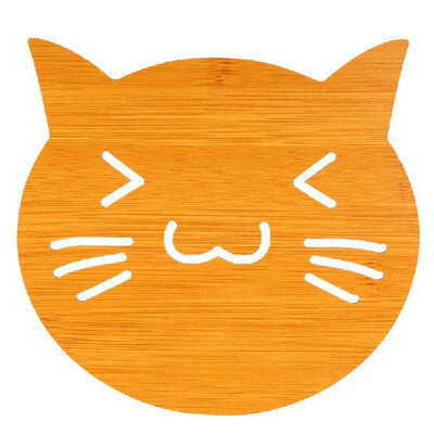 

Heat Insulation Mat Bamboo Wood Insulation Mat Heat Resistant Trivet Mat Hot Pot Holder Cute Table Mat 57"57"018