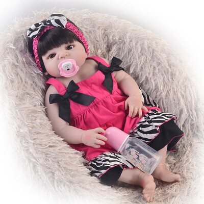 

Lifelike Reborn Dolls Full Body Silicone 27 cm Realistic Reborn Bonecas Smiling Face Baby Doll Toy For Toddler Xmas Gifts