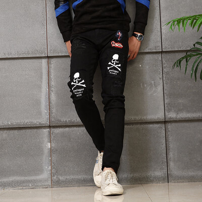 

new 2018 fashion men wonderful autumen winter jeans pants chinese wind long pants