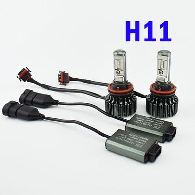 

1pair Car Headlights Bulb 12v 6000k spotlights 8000LM Motor Fog Light Headlamp 80W auxiliary driving lights H4 H7 H11 LED 9005