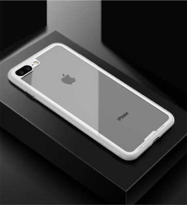 

Soft TPU Silicone Tempering Glass Fitted Cases For iphone X 8plus Business Dirt-Resistant Phone Cases For iphone7 plus