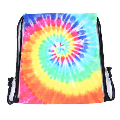 

New Fashion Women Geometric Patterns Drawstring Backpack 3d Printing Travel Soft Back Drawstring Bag