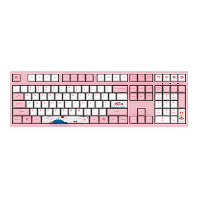 

AKKO 3108 V2 mechanical keyboard Tokyo Fuji cherry cherry cherry shaft game keyboard wired keyboard esport keyboard computer keyboard red axis