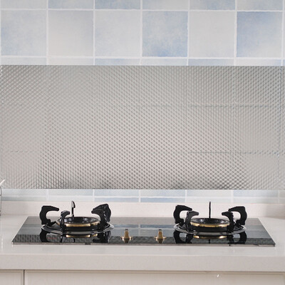 

Kitchen Aluminum Foil Oil Proofed Heat Resistant Self Adhesive Wall Sticker