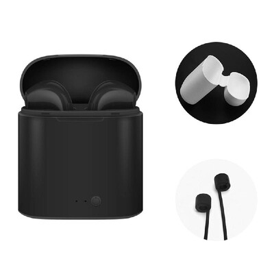 

i7s TWS Earbuds True Wireless Bluetooth Headphones In-ear Music Earphone Hands-free with Mic Charging Box Silicone Earphone Case