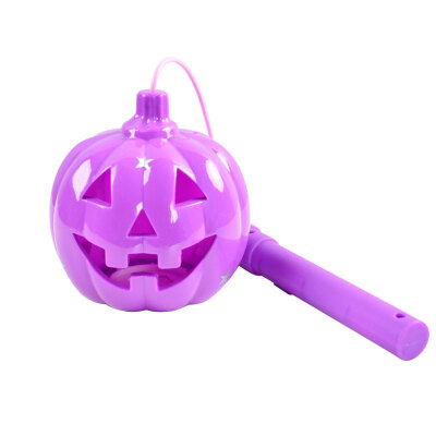 

New&new fine arts Halloween pumpkin lights decorative lanterns portable luminous childrens toys creative gift prom party bar venue layout props purple 1010cm