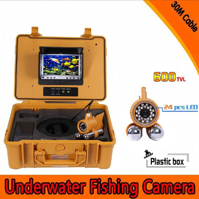 

Fishing Parts & Accessories 7" TFT LCD Monitor 600TVL Underwater 24pcs White LEDs Fishing Camera Fish Finder 30M Cable