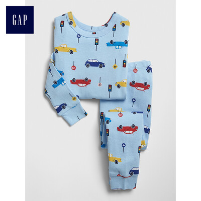 

GAP flagship store female childrens home service suit 400348 clear blue 18-24M