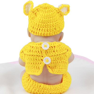 

Fashion Doll Reborn Full Silicone 10 Inch Handmade Newborn Dolls Lovely Baby Doll Kids Birthday Xmas Gift