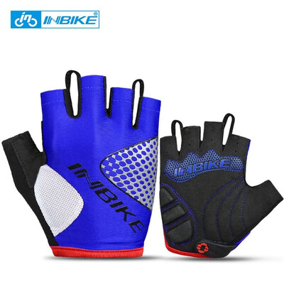

INBIKE Half Finger Cycling Gloves Anti Slip Breathable Motorcycle MTB Road Bike Gloves Summer Men Women Sports Bicycle Gloves