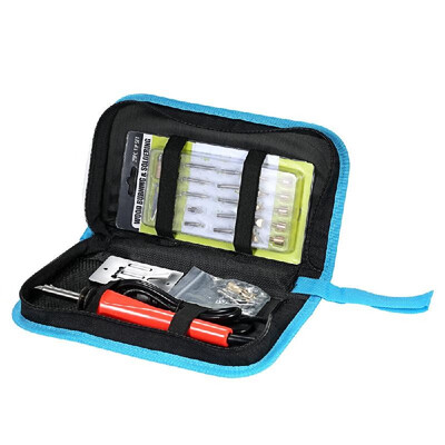 

30W 37PCS Wood Burning Kit Pyrography Tool Set Kit Woodburning Tips Hobby Craft Soldering Iron Pen Tools for Wood BurningCarving