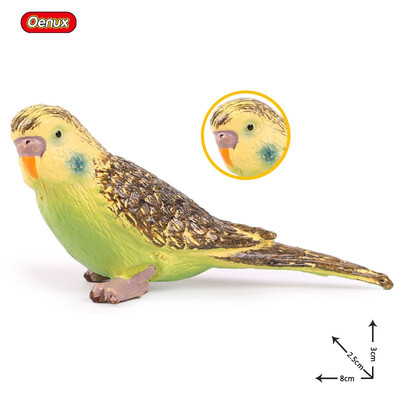 

Oenux Original Paradise Birds Flamingos Ara Seagull Pelican Snowy Owl Figurines High Quality PVC Animal Action Figure Child Toy
