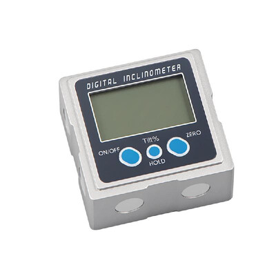 

Multi-functional Digital Inclinometer Zinc Alloy Shell 360° Electronic Protractor Mini Digital Angle Gauge with Magnet
