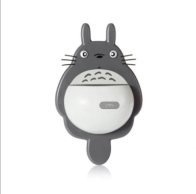 

Cute Home Bathroom Totoro Toothbrush Wall Mount Holder Sucker Suction Organizer