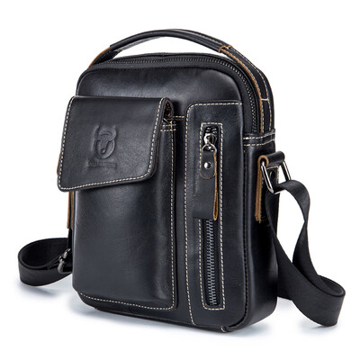 

BULLCAPTAIN Genuine Leather Shoulder Bag for Men