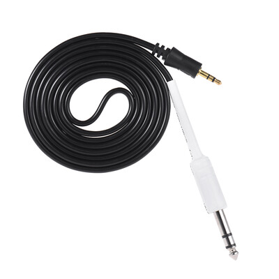 

35mm 18" Male to 635mm 14" Male TRS Plug Stereo Audio Cable Connector15m 49ft for Electric Guitar Computer Mixing Consol