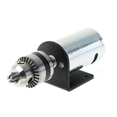 

DC 12V-36V Lathe Press 555 Motor with Miniature Hand Drill Chuck&Mounting Bracket DIY Tool Set