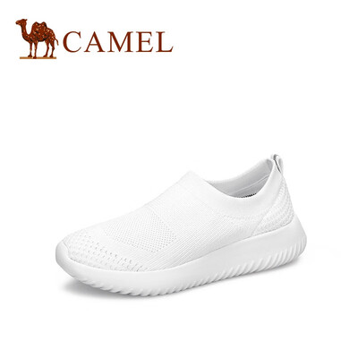 

Camel CAMEL ladies casual breathable fabric sets of feet round head casual shoes A912266150 white 35