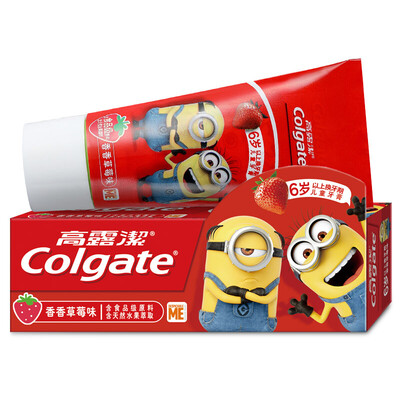 

Colgate toothbrush wonderful toothpaste over 6 years old fragrant strawberry flavor 70g