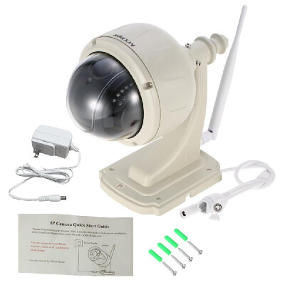 

KKmoon 1080P 20MP 129" CMOS Wireless WIFI Dome PTZ HD IP Camera Outdoor Waterproof 27-135mm 5X Optical Zoom Auto Focus Lens