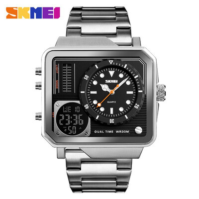 

SKMEI Dual Time Display EL light Digital Watch