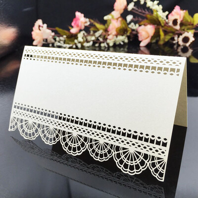 

20 pcs Laser Cut Name Card Wedding Celebration Birthday Party Table Card Seats Decoration