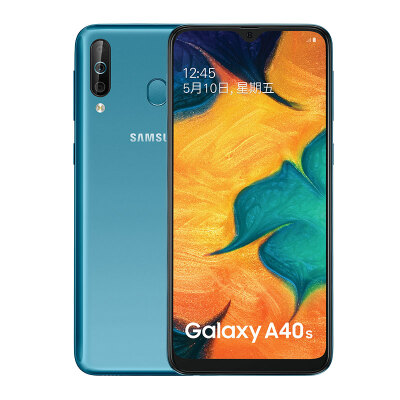 

Samsung Galaxy A40s 123° super wide-angle rear three-shot 5000mAh large-capacity battery life phone 6GB64GB water blue full Netcom 4G dual card dual standby