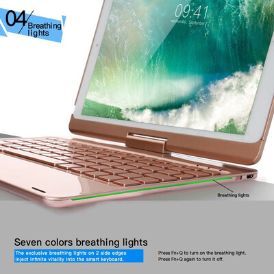 

F360pro105 rotating backlight Bluetooth keyboard F180 new ipadpro97air2 luminous keyboard