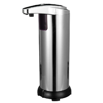 

250ml Household Automatic Soap Dispenser Stainless Steel Touchless Sensor Soap Dispensers Pump Shower Kitchen Soap Bottle for Bath