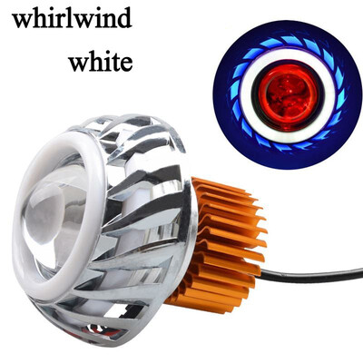 

1pcs Motorcycle Headlights 2400lm led lighting Colorful motorbike Fog Lamp 12v Waterproof lights Motorbike Auxiliary Headlamp