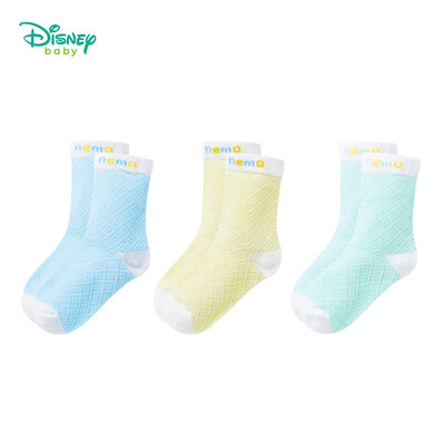 

Disney Four Seasons Newborn Baby Diamond Shaped Socks Baby Socks Childrens Socks Cotton Socks 3 Pairs 183P804 Light BlueLight GreenLight Yellow 0-3 Months