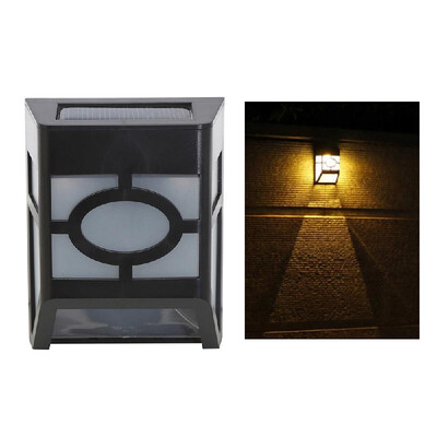 

Wall Mount Fence Lights Solar Powered 2 LED Light Sensor Waterproof Outdoor Garden Path Yard Deck Patio Spot Lamp Landscape Lighti