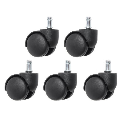 

5pcs Replacement Office Computer Chair Swivel Caster Office Chair Roller Caster Wheels Office Chair Casters Universal Wheels 2" Ca