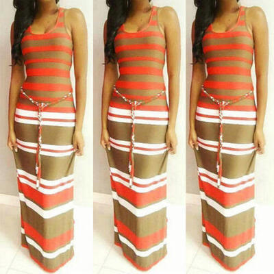 

Women Short Sleeve Dress Evening Party Cocktail Long Maxi Bodycon Sundress