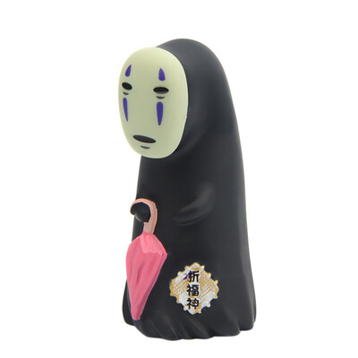 

Miyazaki Hayao Anime Chihiro Spirited Away Cake Decoration No Face Faceless Man Action Figures Collection Doll