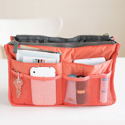 

Women Lady Travel Insert Handbag Organiser Purse Large Liner Comestic Organizer