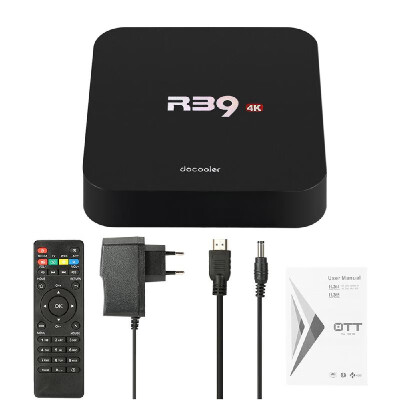 

Docooler R39 Smart Android 712 TV Box RK3229 Quad Core UHD 4K 1G 8G Mini PC WiFi H265 HD Media Player EU Plug