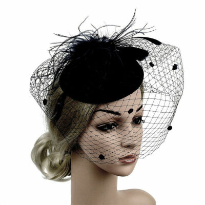 

Womens Sinamay Fascinator Cocktail Party Hat Wedding Church Kentucky Derby Dress