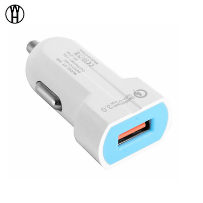

WH Single USB Car Charger Quick Charge Car charger with 24A 3-in-1fast charging cable