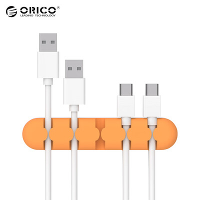 

ORICO Desktop Cable Storage Management Silicon Charger Wire Organizer Holder Clip