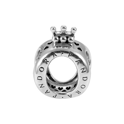 

PANDORA Pandora Creative Fashion DIY Beaded Female Crown Letter O Silver Ornaments Beads 797401